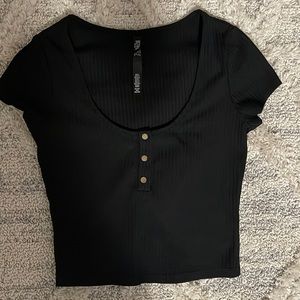 Victoria Sport Ribbed Crop Top